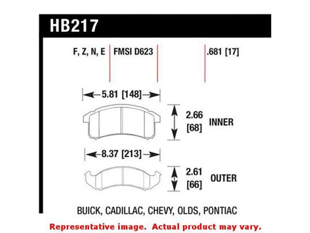 HPS Brake Pads D2375