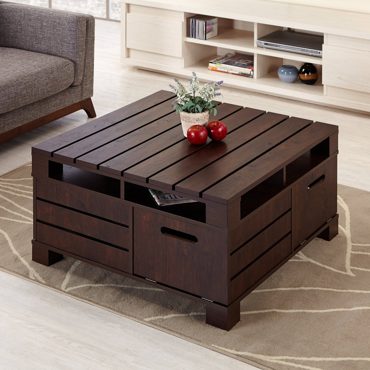 Black Storage Coffee Table X338462