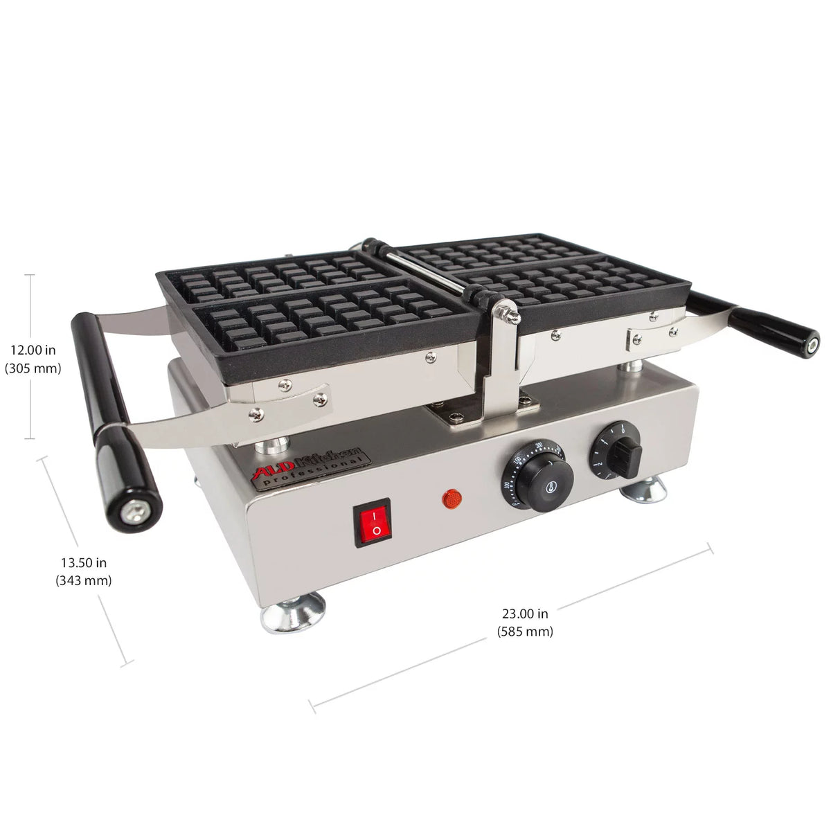 Belgian Waffle Iron with Removable Plates Q34751