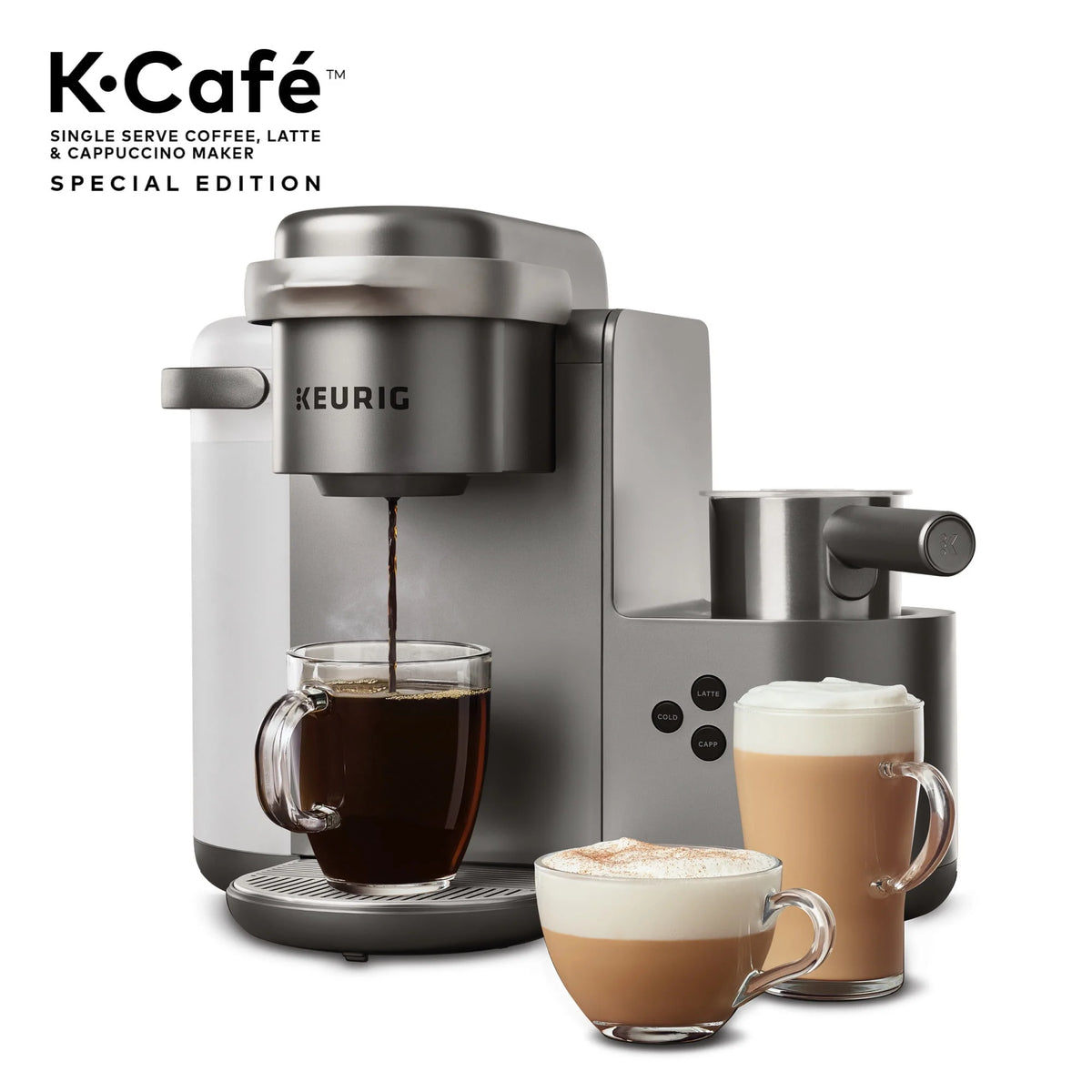 Single Serve Coffee, Latte and Cappuccino Maker Y46383
