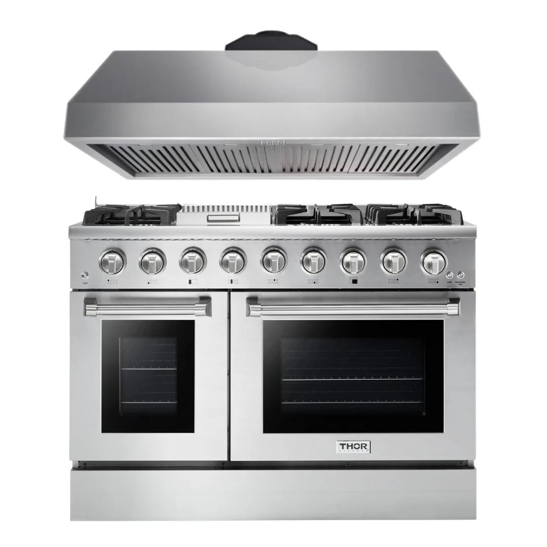48 Propane Gas Range and Range Hood Package G8271