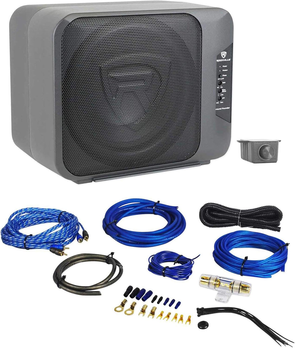 800 Watt Powered Dual 10" Car Subwoofer with Amp Kit L22458