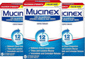 Maximum Strength Chest Congestion Expectorant 12 Hour Tablets 42 Count Pack of 3 D654698