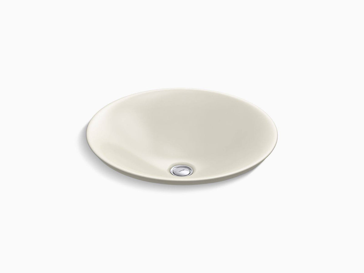 Biscuit Round Bathroom Sink F574240