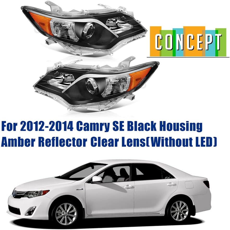 Black Projector Headlights for Toyota Camry N349557