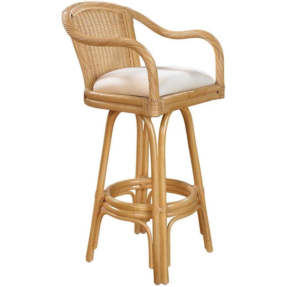 Natural Finish Rattan Counterstool N909867