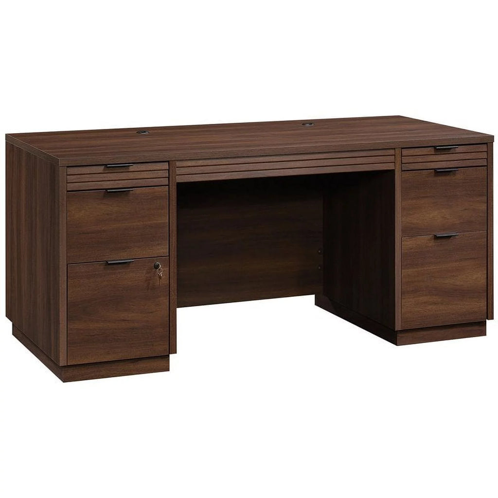 3-Piece Executive Desk & Hutch & Office Credenza Set B303546