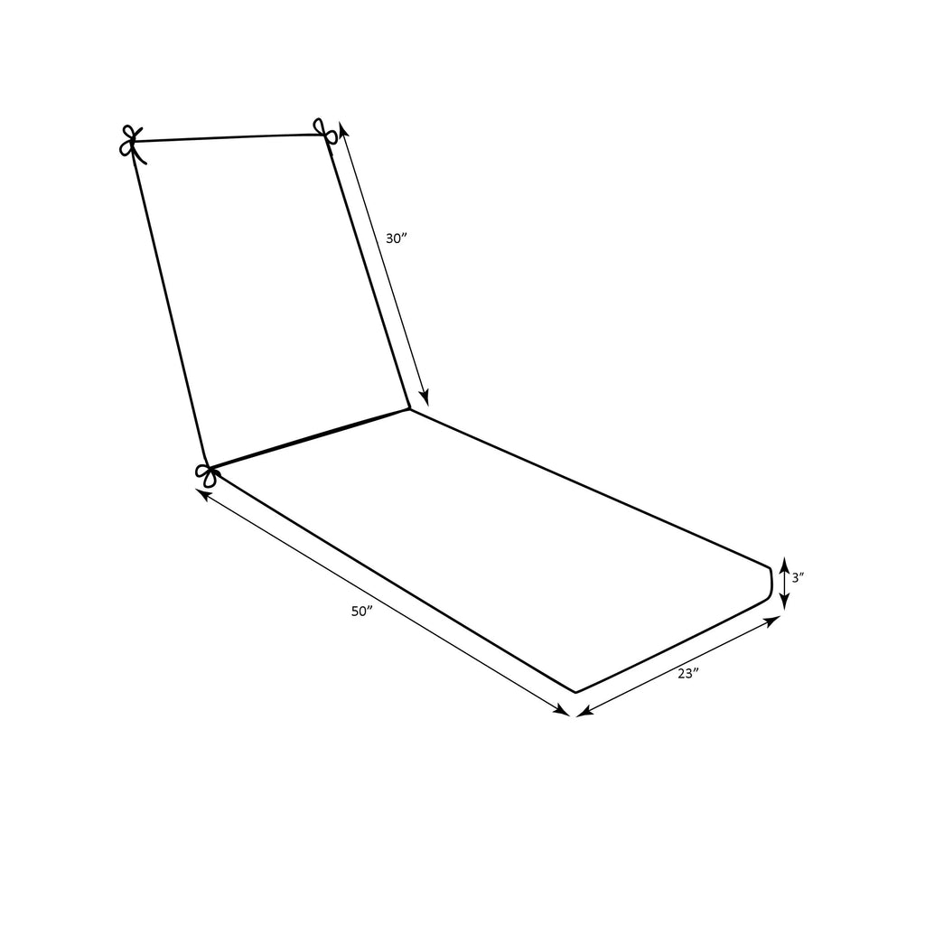 Monti Chino Chaise Lounge Cushion 80x23 U841216