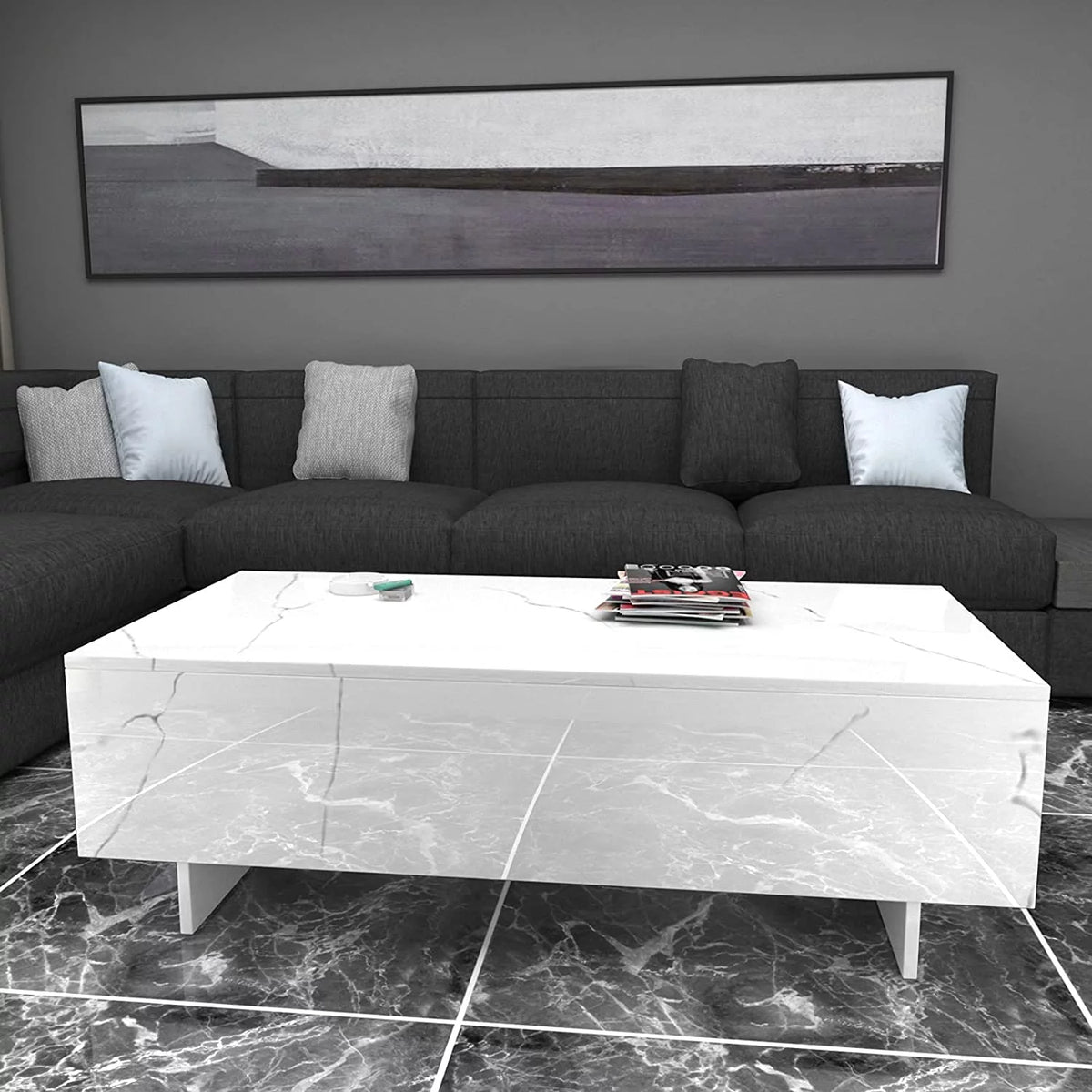 White High Gloss Coffee Table J2111
