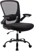 Black Ergonomic Padded Computer Desk Chair F4720