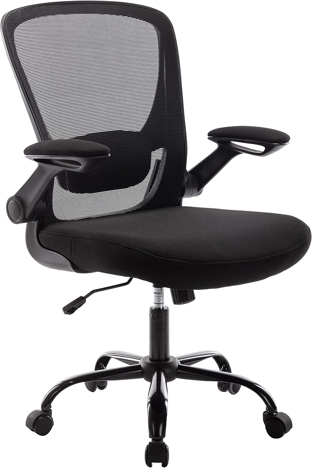 Black Ergonomic Padded Computer Desk Chair F4720