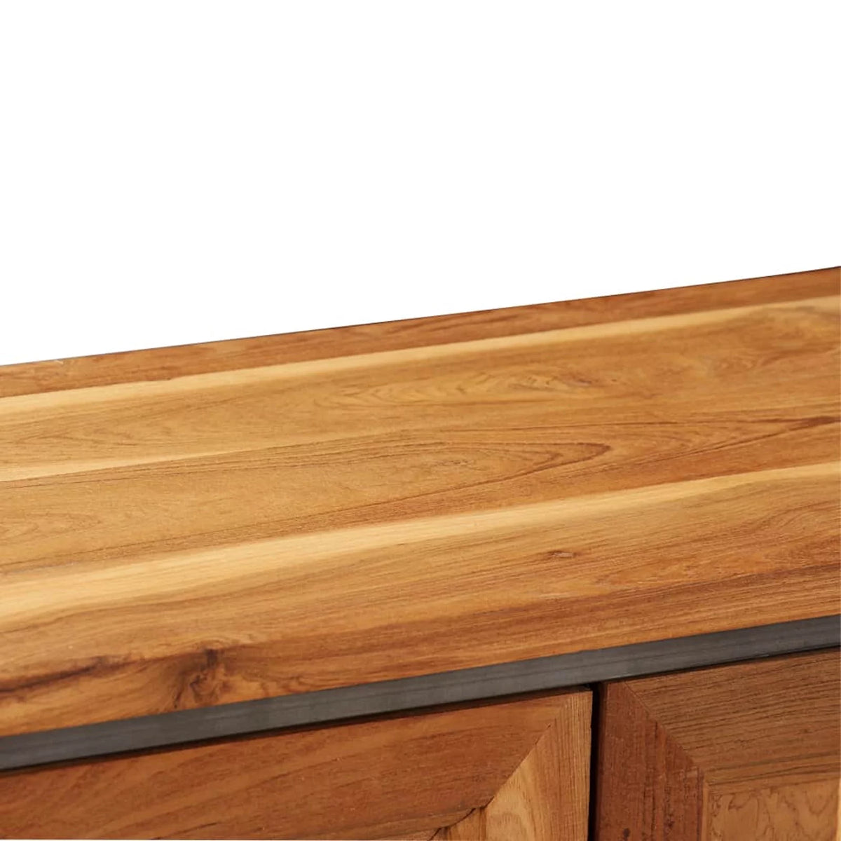 Recycled Teak and Steel Sideboard Z33244