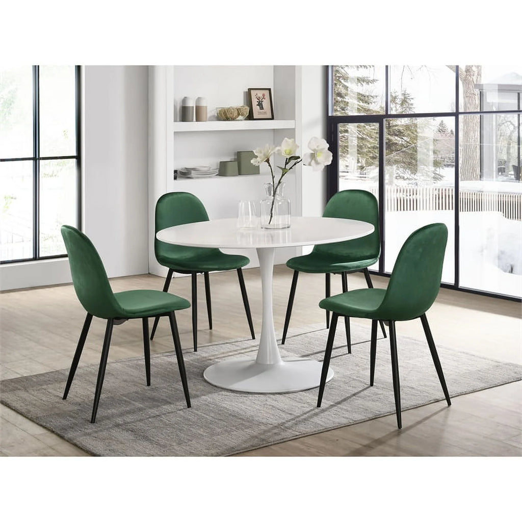 Emerald Velvet Side Chair L77948