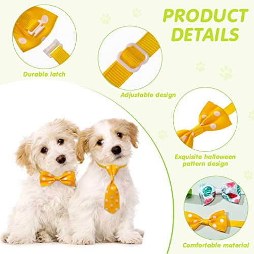 100 Pieces Dog Bow Tie Collar Set B4880