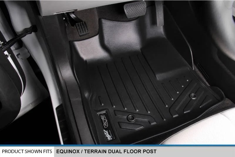 Black 2 Row Floor Mats and Cargo Liner Set for Honda CR-V T8432