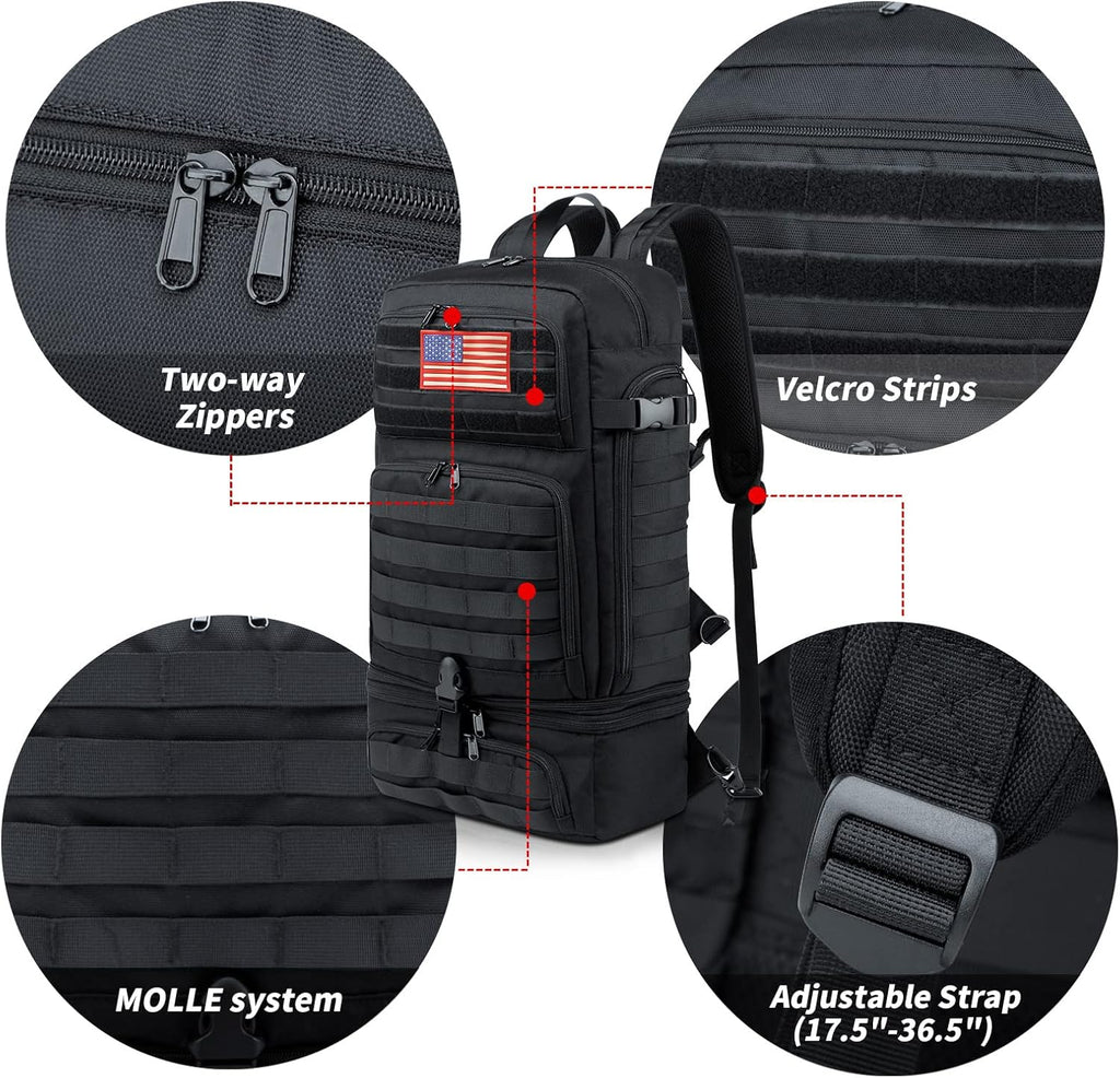 Tactical Laptop Backpack 15.6 inch with Lunch Bag T126