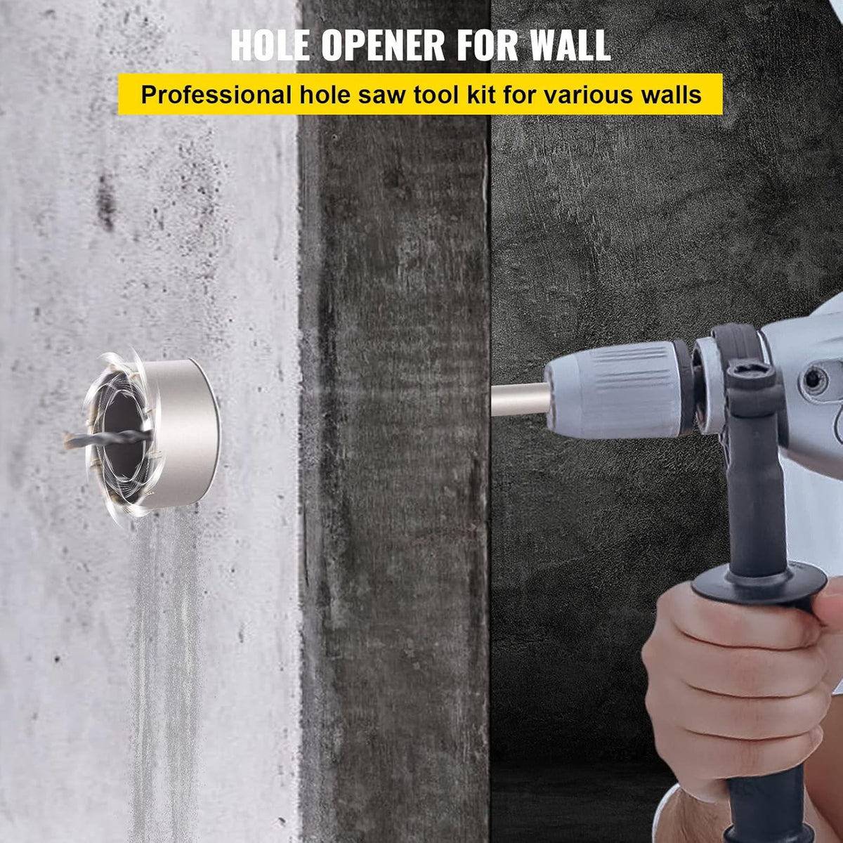 Concrete Hole Saw Kit, 3-15/16" Drill Bit Set, SDS Plus & SDS MAX Shank, Pack of 2 M34759