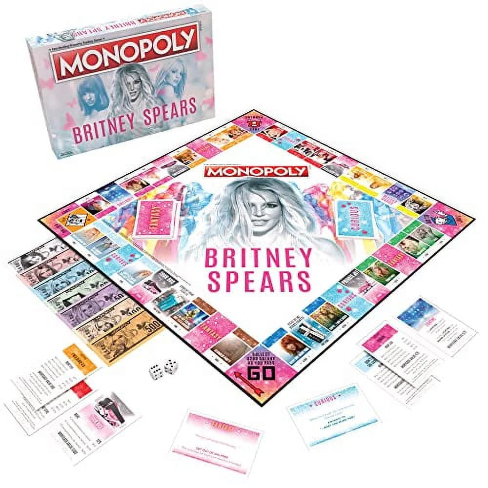 Collector's Edition Monopoly Game with Custom Game Board B877340