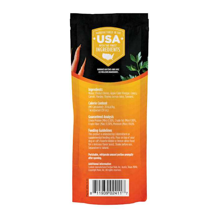 Bone Broth Wet Dog & Cat Food Topper U595078