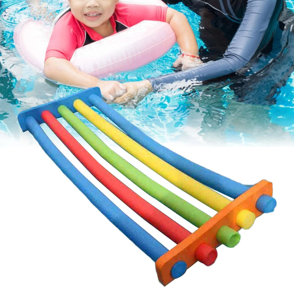 Swim Noodles Connector Foam Flotation Fitting with 5 Holes 52cmx3cmx12cm V4015