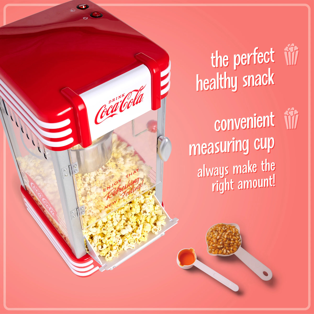 Red 2.5 oz Kettle Popcorn Maker L6210
