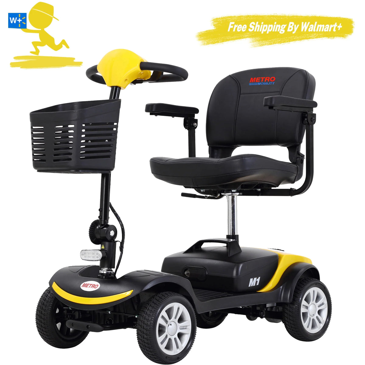 300W Motor Compact Mobility Scooter with Headlights B25341