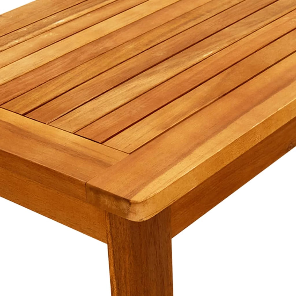 Acacia Wood Slatted Coffee Table K137739