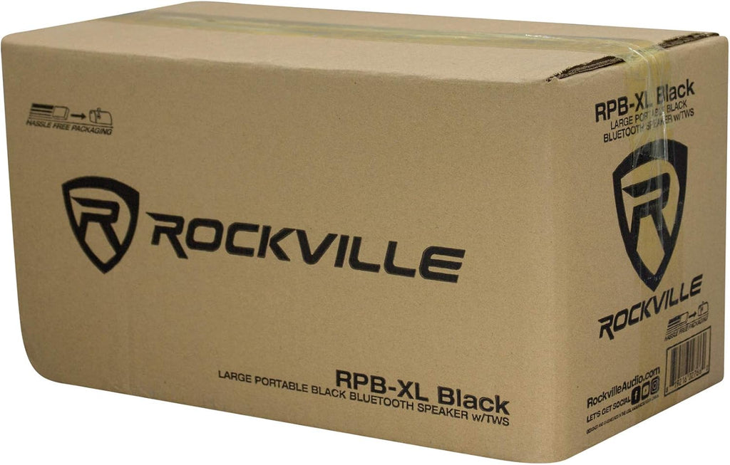 Portable Bluetooth Speaker Boombox with 24 Hour Battery Life, Pack of 2 Z931189
