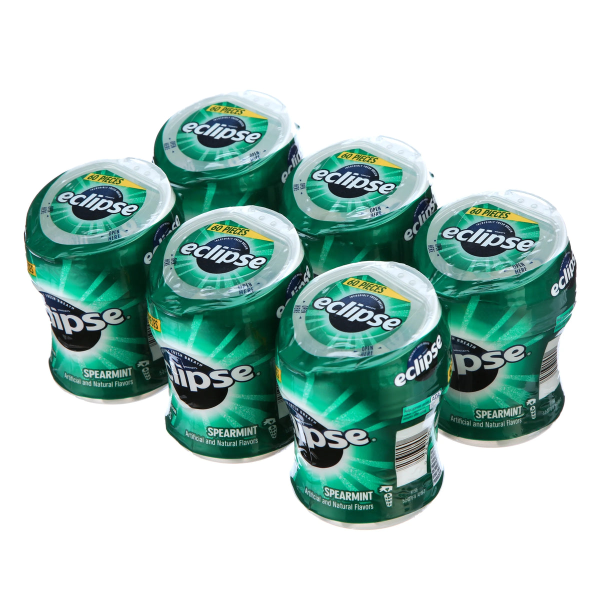 Sugar Free Spearmint Chewing Gum, 60 pc, 6 ct B3596