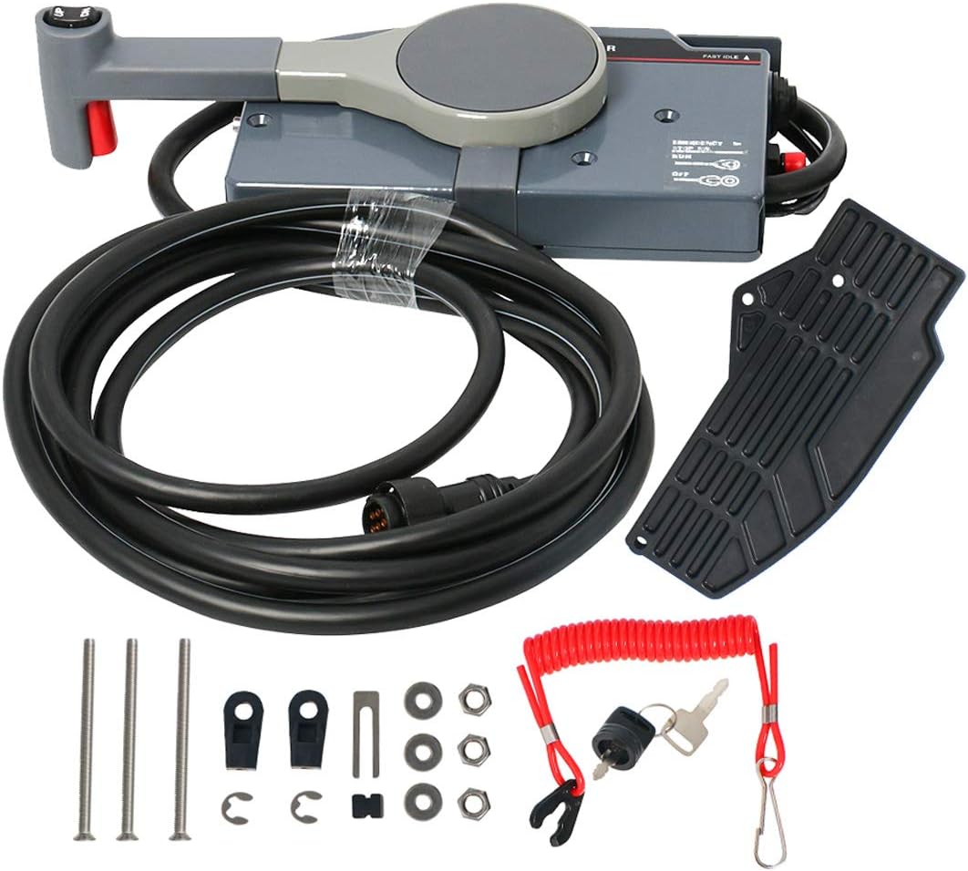 Side Mount Remote Control Box with 10 pins Wire Harness and Cable 16FT K4562