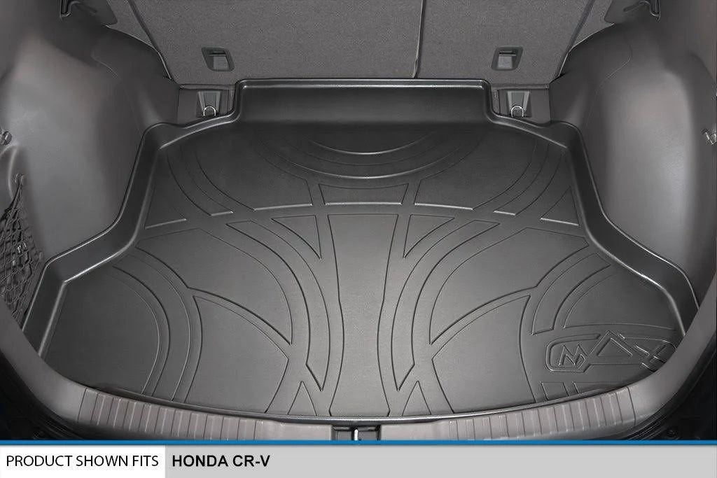 Black 2 Row Floor Mats and Cargo Liner Set for Honda CR-V T8432