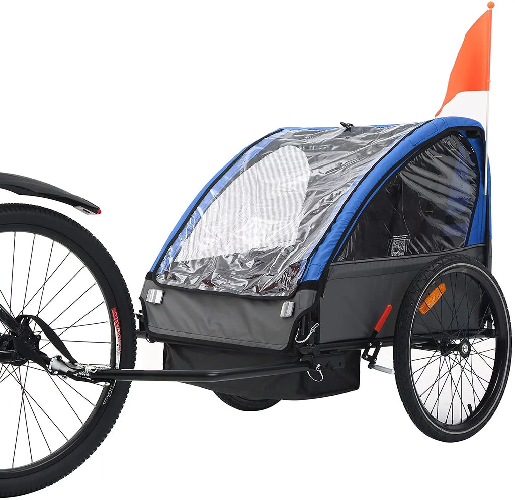 Red Foldable Kids Bike Trailer K4263