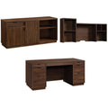 3-Piece Executive Desk & Hutch & Office Credenza Set B303546