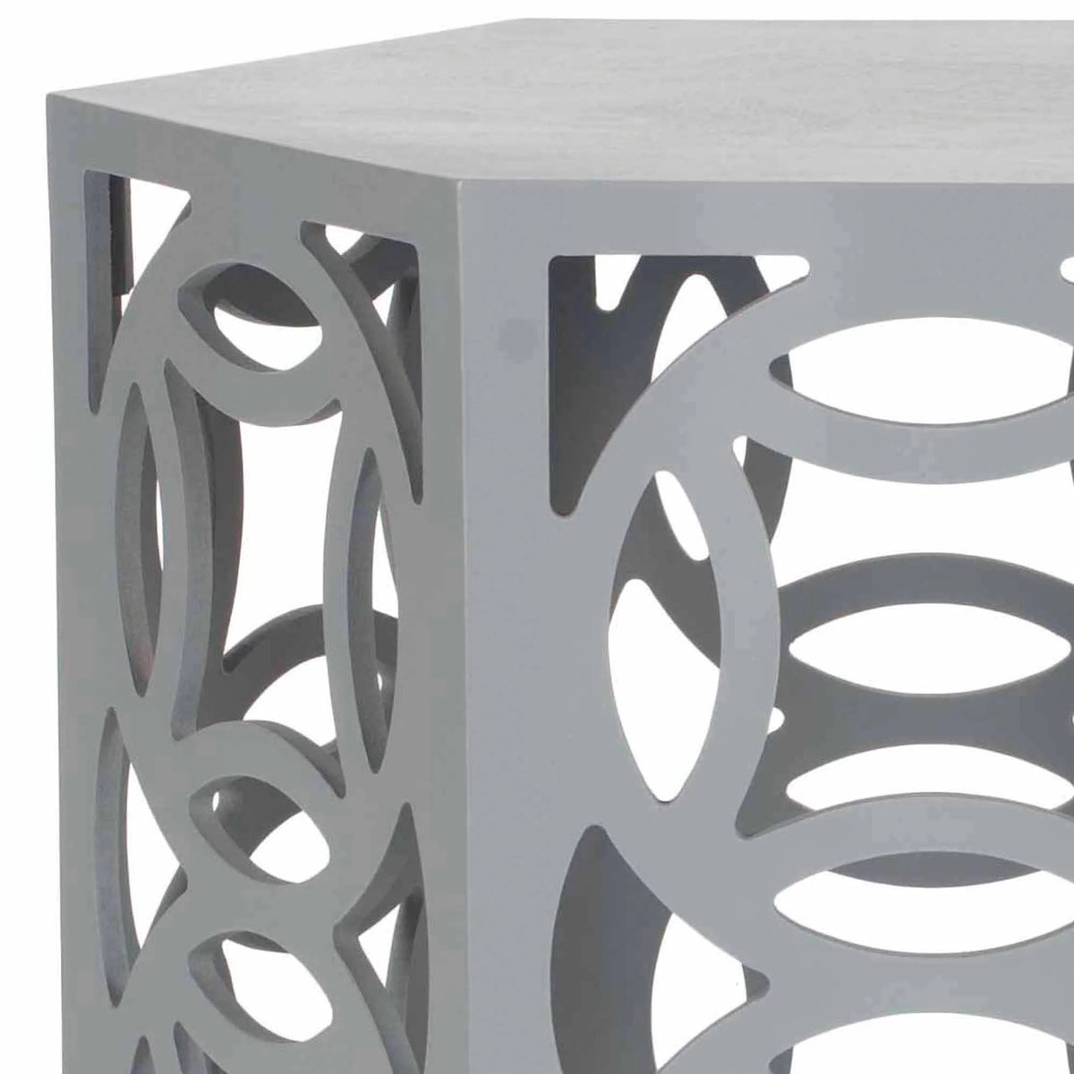 Geometric Hexagon Side Table V569559