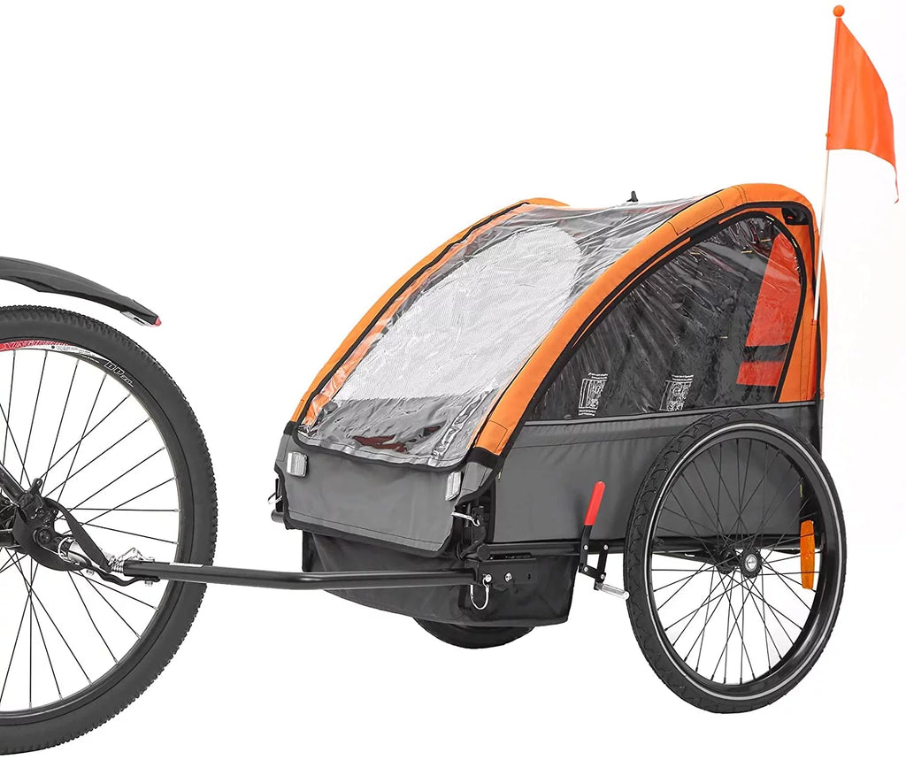 Red Foldable Kids Bike Trailer K4263