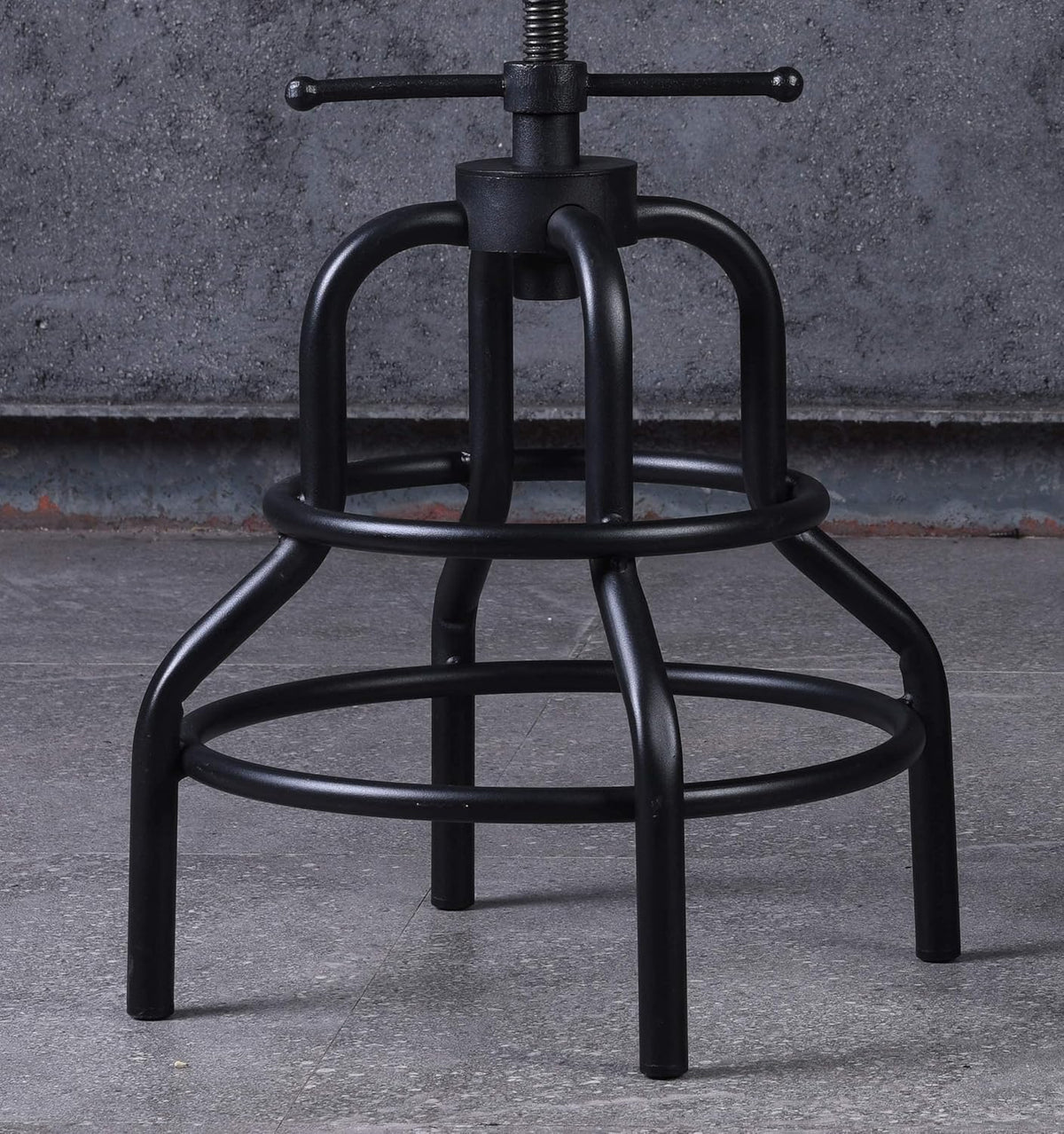 Rustic Swivel Bar Stool Set of 2 Z4225