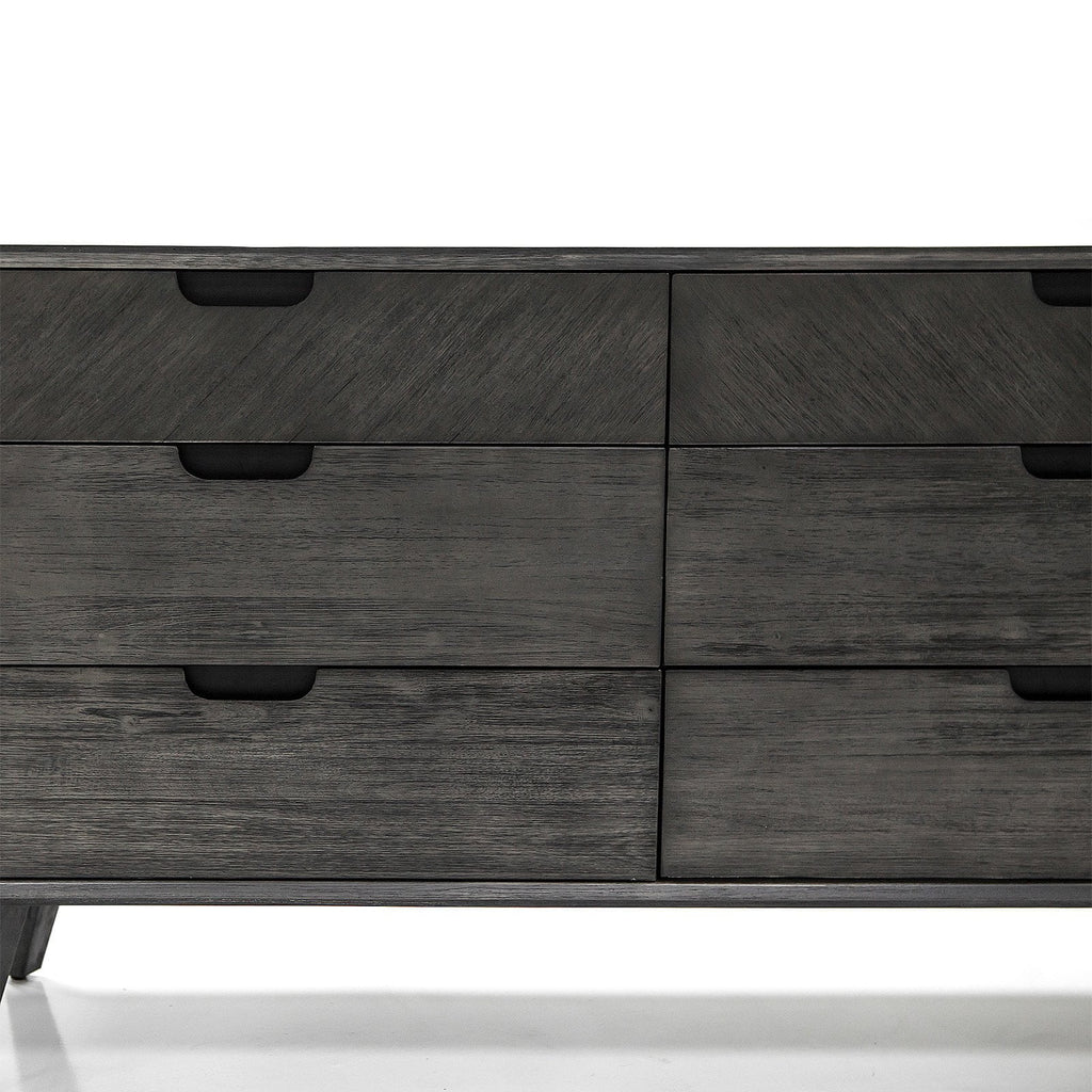 6-Drawer Mid-Century Wood Dresser V781