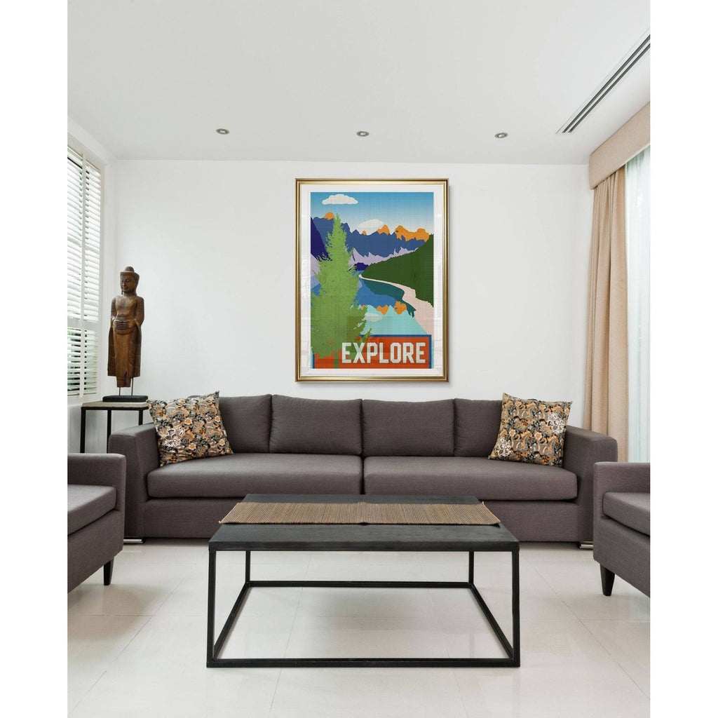 Framed Giclee Print D448