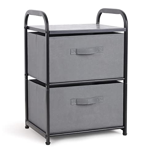 Black 3 Drawer Fabric Dresser O38547