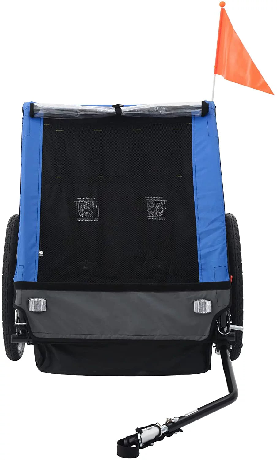 Red Foldable Kids Bike Trailer K4263