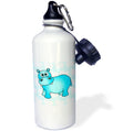 Blue Hippopotamus 21 oz Sports Water Bottle A26712