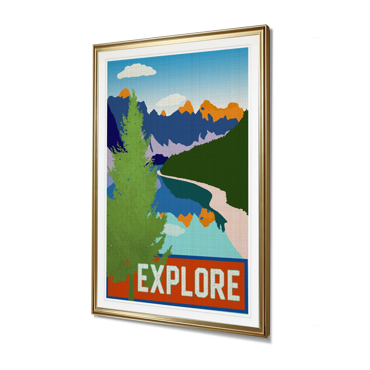 Framed Giclee Print D448