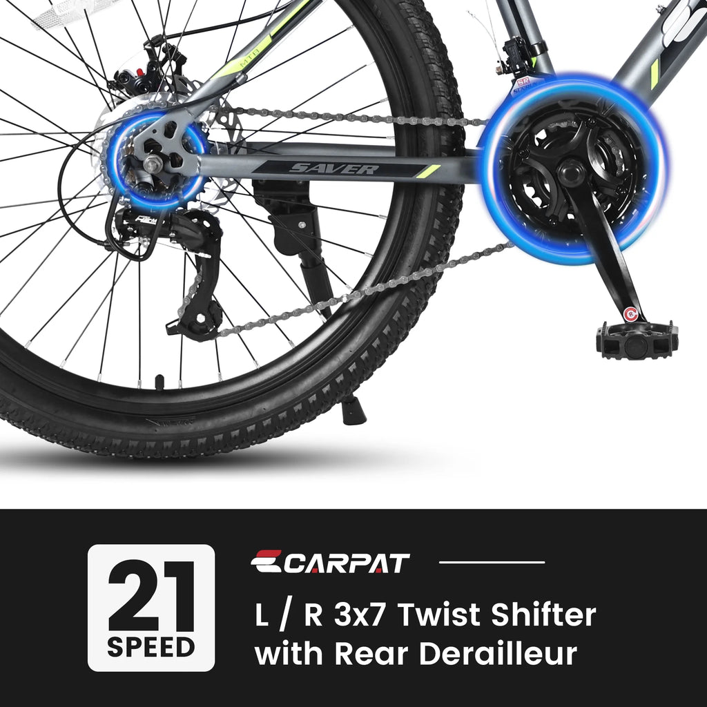 24 inch Kids Mountain Bike with Disc Brakes 21 Speed A387870