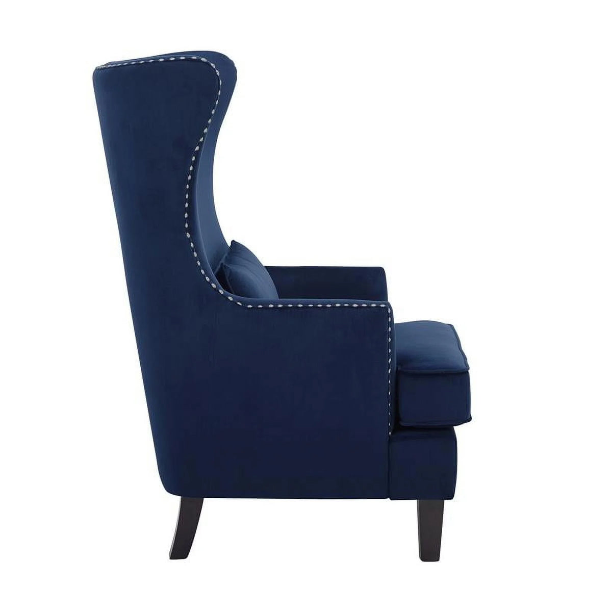 Blue Velvet Wing Back Accent Chair F1400