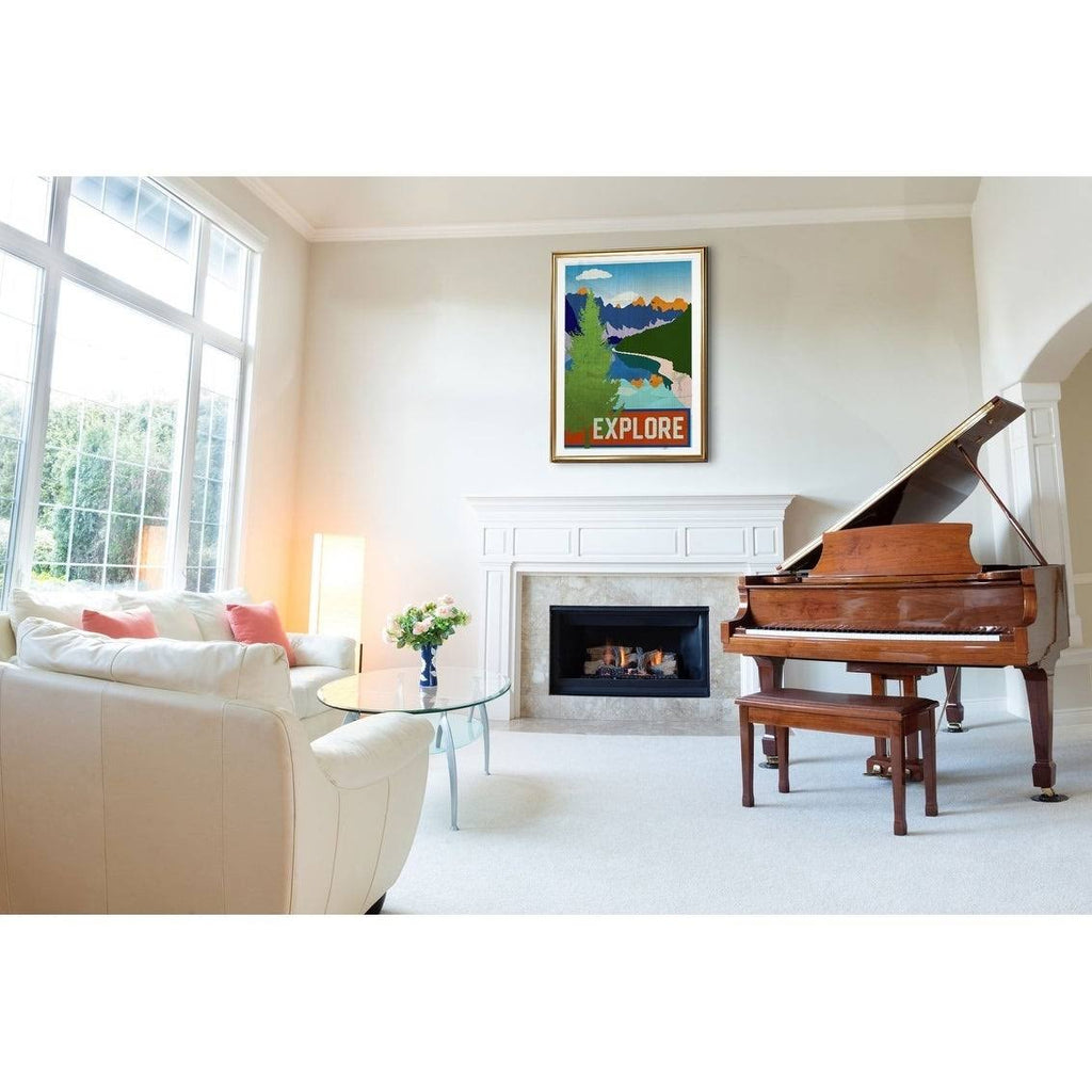Framed Giclee Print D448
