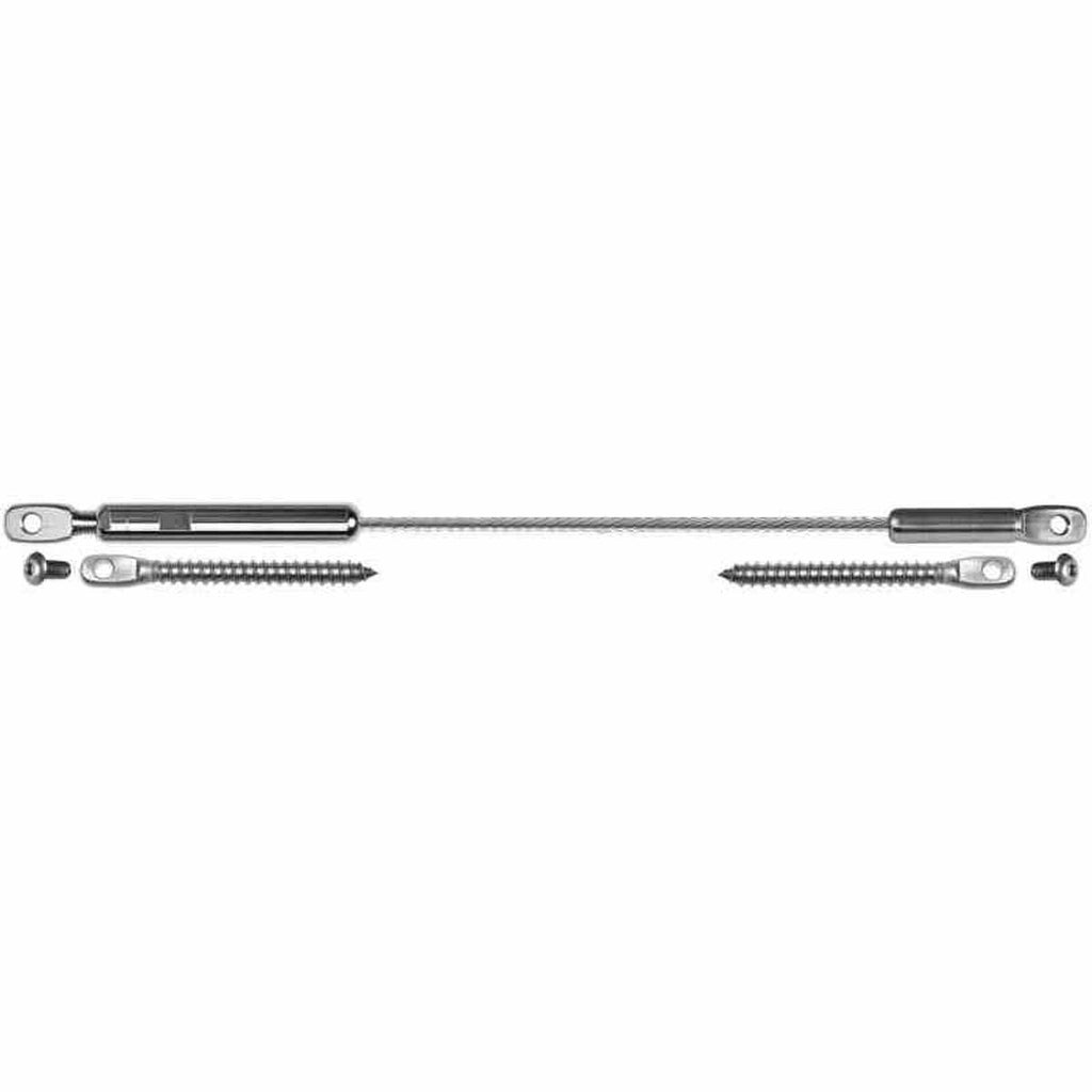 Stainless Steel Cable Railing for Wood Posts with Composite Sleeves B91893