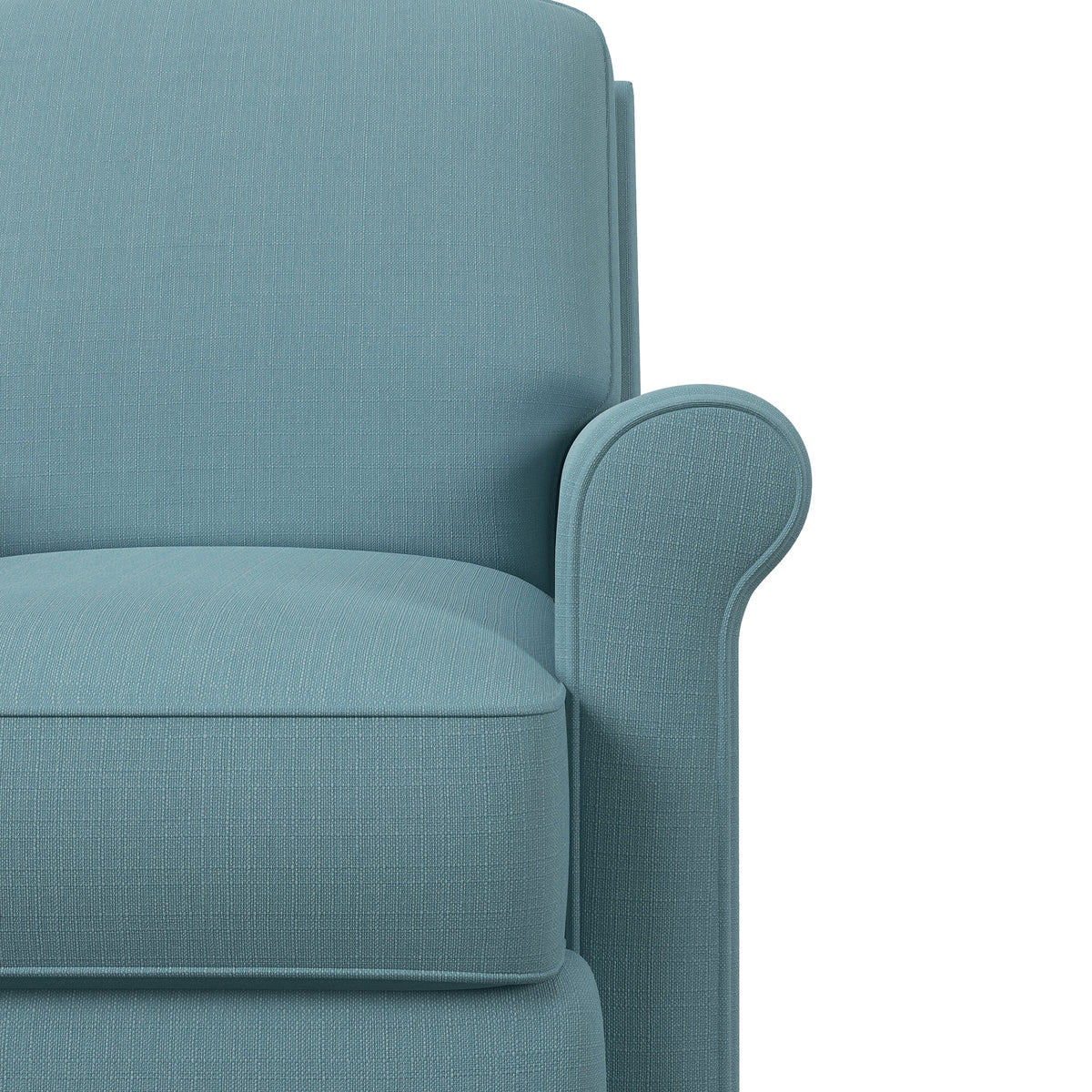 Sky Blue Push Back Recliner Chair V195575