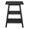 Square End Table in Black Charcoal Oak V684