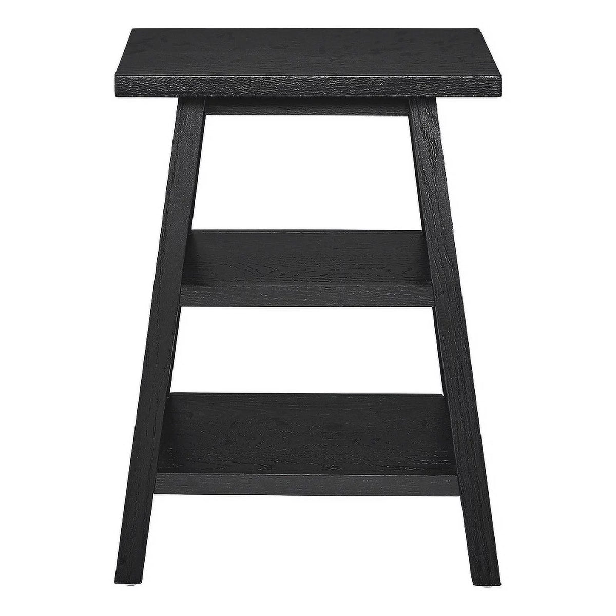 Square End Table in Black Charcoal Oak V684