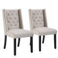Mid-Century Modern Dining Room Chair Set - 2 Chairs V3626
